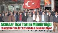 Akhisar İlçe Tarım Müdürlüğü Faaliyetlerine Hız Kesmeden Devam Ediyor
