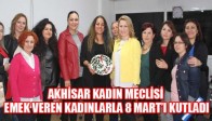 AKHİSAR KADIN MECLİSİ EMEK VEREN KADINLARLA 8 MART’I KUTLADI