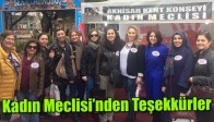 Akhisar Kadın Meclisi’nden Teşekkürler