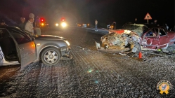 Akhisar-Sındırgı yolunda feci kaza 1 ölü 6 yaralı