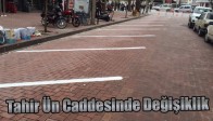 Akhisar Tahir Ün Caddesinde Değişiklik