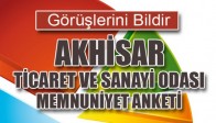 Akhisar Ticaret ve Sanayi Odası Memnuniyet Anketi