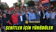 Akhisar Ülkü Ocakları Şehitler İçin Yürüdüler