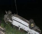 Akhisar’da Araç Şarampole Yuvarlandı 9 Yaralı