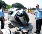 Akhisar’da kaza 2 kişi yaralandı