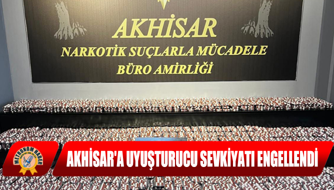 Akhisar'a Uyuşturucu Sevkiyatı Engellendi