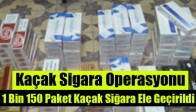 Akhisar'da Kaçak Sigara Operasyonu