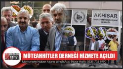 Akhisar'da Müteahhitler Derneği Hizmete Açıldı