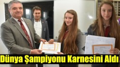 Akhisarlı Dünya Şampiyonu Karnesini Aldı