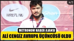 Akhisarlı Güreşçimiz Ali Cengiz Avrupa Üçüncüsü Oldu