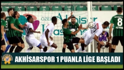 Akhisarspor 1 Puanla Lige Başladı