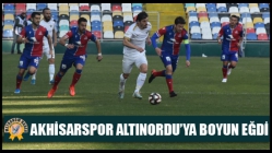 Akhisarspor Altınordu'ya Boyun Eğdi