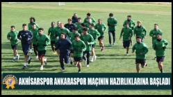 Akhisarspor Ankaraspor Maçının Hazırlıklarına Başladı