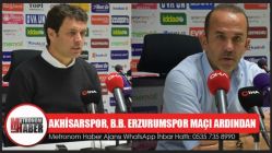 Akhisarspor, B.B. Erzurumspor maçı ardından