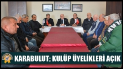 Akhisarspor başkanı Karabulut, Kulüp Üyelikleri Açık