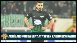 Akhisarspor’da Eray Ataseven Kadro Dışı Kaldı!