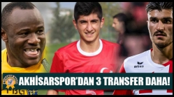 Akhisarspor’dan 3 transfer daha!