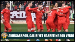 Akhisarspor, Galibiyet Hasretine Son Verdi