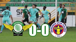 Akhisarspor - Menemenspor maç sonucu: 0 – 0