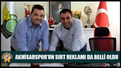 Akhisarspor’un Sırt Reklamı Da Belli Oldu