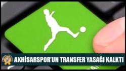 Akhisarspor’un Transfer Yasağı Kalktı