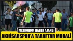 Akhisarspor'a taraftar morali