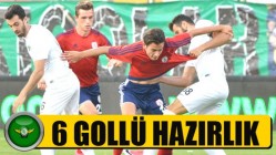 Akhisarspor'da 6 Gollü Hazırlık