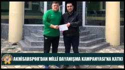 Akhisarspor'dan Milli Dayanışma Kampanyası'na Katkı