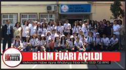 Ali Şefik Ortaokulun ilk bilim fuarı açıldı