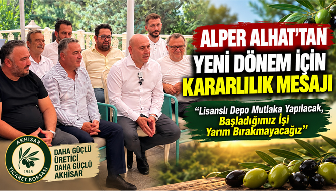 Alper Alhat’tan Yeni Dönem İçin Kararlılık Mesajı