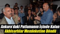 Ankara’daki Patlamanın İçinde Kalan Akhisarlılar Memleketine Döndü