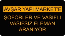 Avşar Yapı Market'e Personel Alınacak