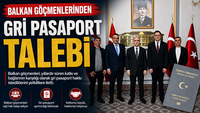 Balkan Göçmenlerinden Gri Pasaport Talebi