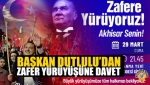 Başkan Dutlulu’dan Zafer Yürüyüşüne Davet