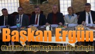 Başkan Ergün Okul Aile Birliği Başkanları İle Buluştu