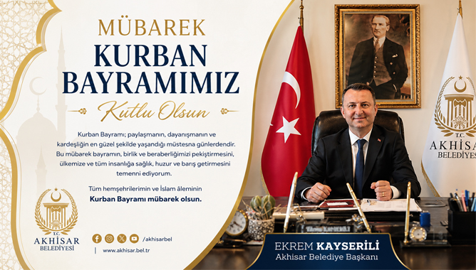 Başkan Kayserili'den Kurban Bayramı Mesajı