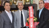 Başkan Salih Hızlı’ya Kadastro ve Telekom’dan Tebrik