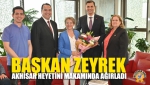 Başkan Zeyrek, Akhisar Heyetini Makamında Ağırladı