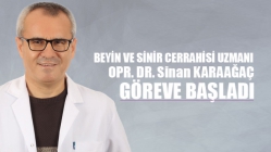 Beyin Ve Sinir Cerrahisi Uzmanı Opr. Dr. Sinan Karaağaç Göreve Başladı