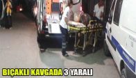 Bıçaklı Kavgada 3 Kişi Yaralandı