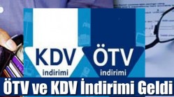 Bir çok ürüne ÖTV ve KDV indirimi geldi