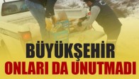 Büyükşehir Yaban Hayvanlarını Unutmadı