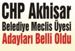 CHP Akhisar Belediye Meclis Üyesi Adayları Belli Oldu