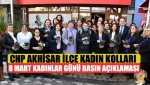 CHP İlçe Kadın Kolları 8 Mart Kadınlar Günü Basın Açıklaması