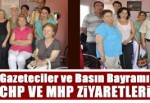 CHP ve MHP'den Basın Bayramında Ziyaret