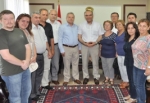CHP Yeni Yönetimi. Kaymakam Köten’i Ziyaret Etti