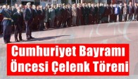 Cumhuriyet Bayramı Öncesi Çelenk Töreni
