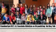 Cumhuriyet M.T.A.L’in Atletizm ve Oryantiring ‘de Boşu Yok