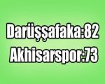 Darüşşafaka:82 – Akhisarspor:73