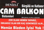 Denizli cam balkon sistemleri, Akhisar’da